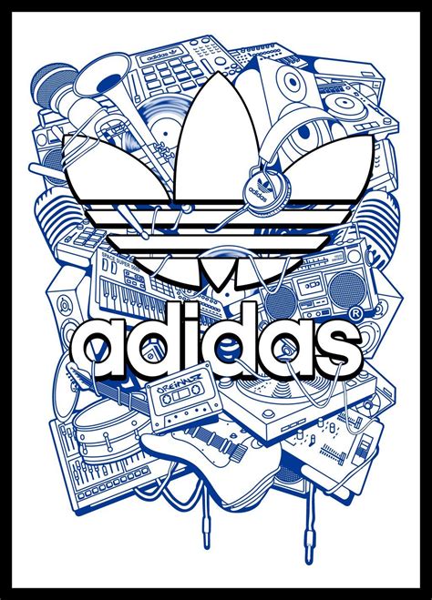 tekening adidas|adidas logo art.